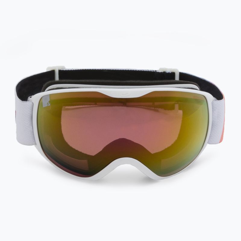 Occhiali da sci Julbo Pioneer bianco/rosa/rosa flash 2