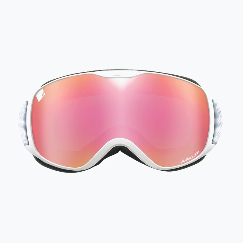 Occhiali da sci Julbo Pioneer bianco/rosa/rosa flash 6