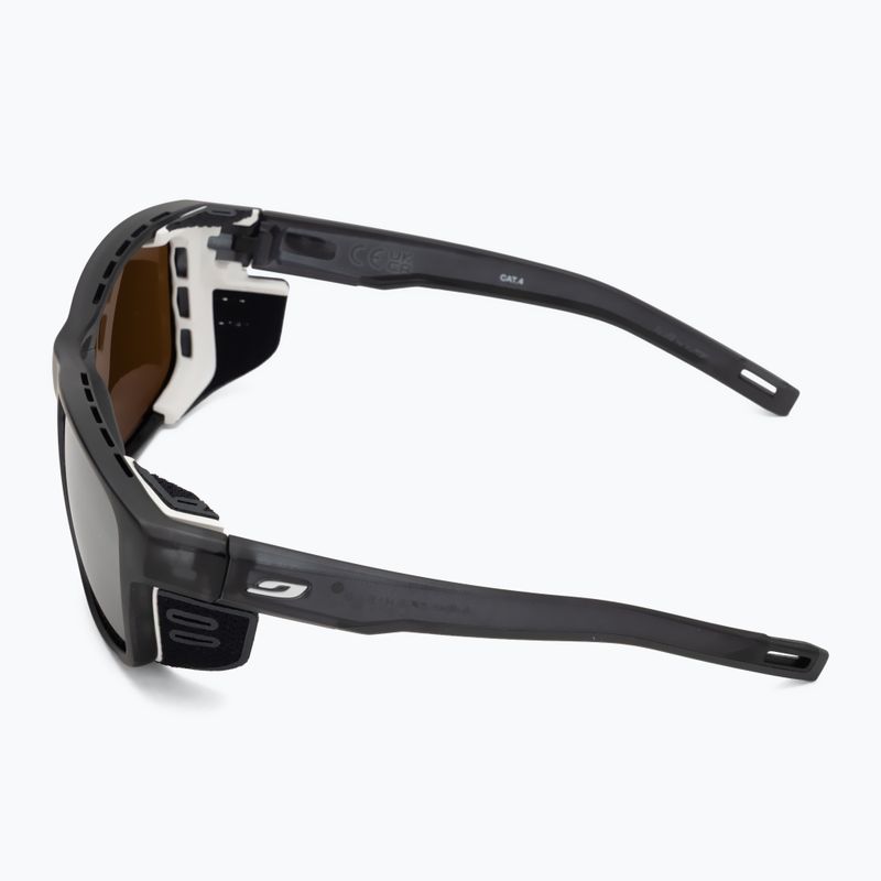 Occhiali da sole Julbo Shield M Spectron traslucido bianco/nero 4