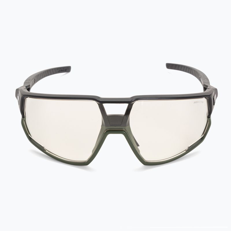 Occhiali da sole Julbo Rush R Eactiv 0-3 High Contrast nero opaco/khaki 3