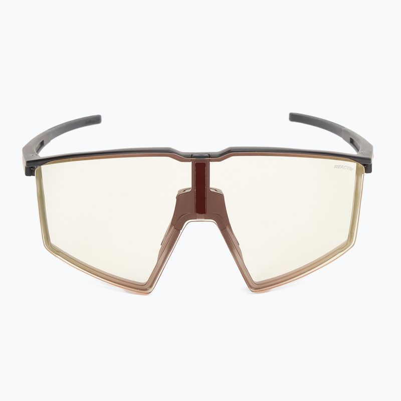 Occhiali da sole Julbo Edge Reactiv 0-3 High Contrast black translu logos orange fluo mat/clear 3
