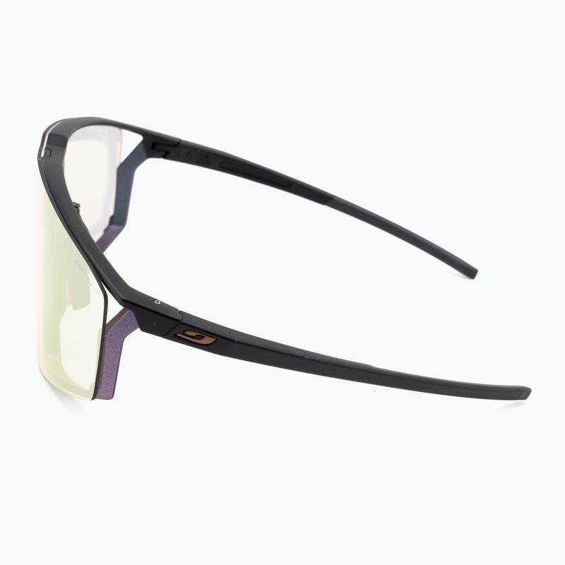 Occhiali da sole Julbo Edge Reactiv 1-3 Light Amplifier mat nero/iridescente ir5/rosso multistrato 4