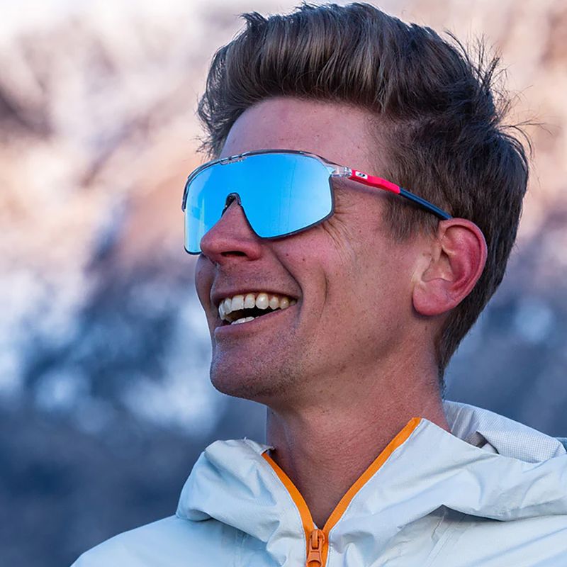 Occhiali da sole Julbo Density Spectron 3 in cristallo lucido/rosa fluorescente/blu 7