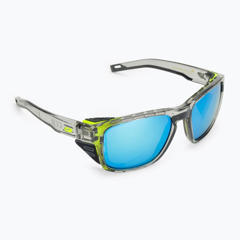 Occhiali da sole Julbo Shield M Polar 4 Hd nero/giallo fluo/capsula ocean master 2