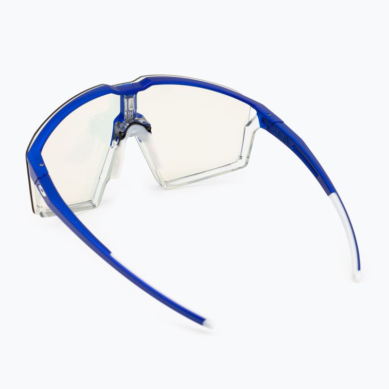 Occhiali da sole Julbo Edge Reactiv 1-3 Light Amplifier blu metallizzato/bianco/multilayer oro rosa 2