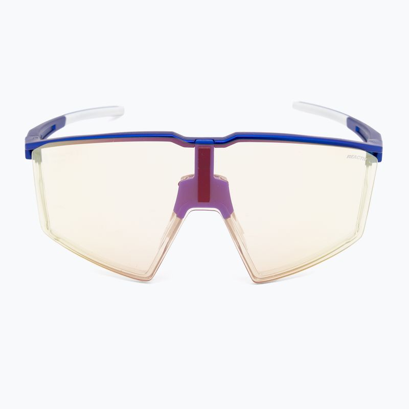Occhiali da sole Julbo Edge Reactiv 1-3 Light Amplifier blu metallizzato/bianco/multilayer oro rosa 3