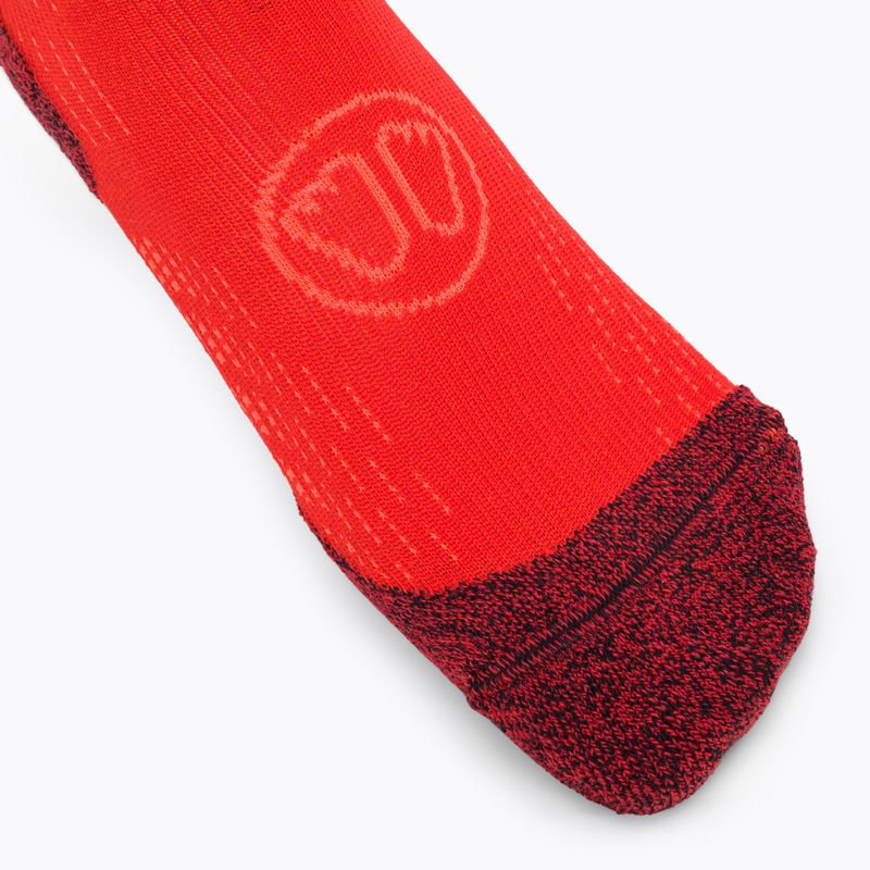 Calze da sci SIDAS Ski Merino rouge/arancione per bambini 4