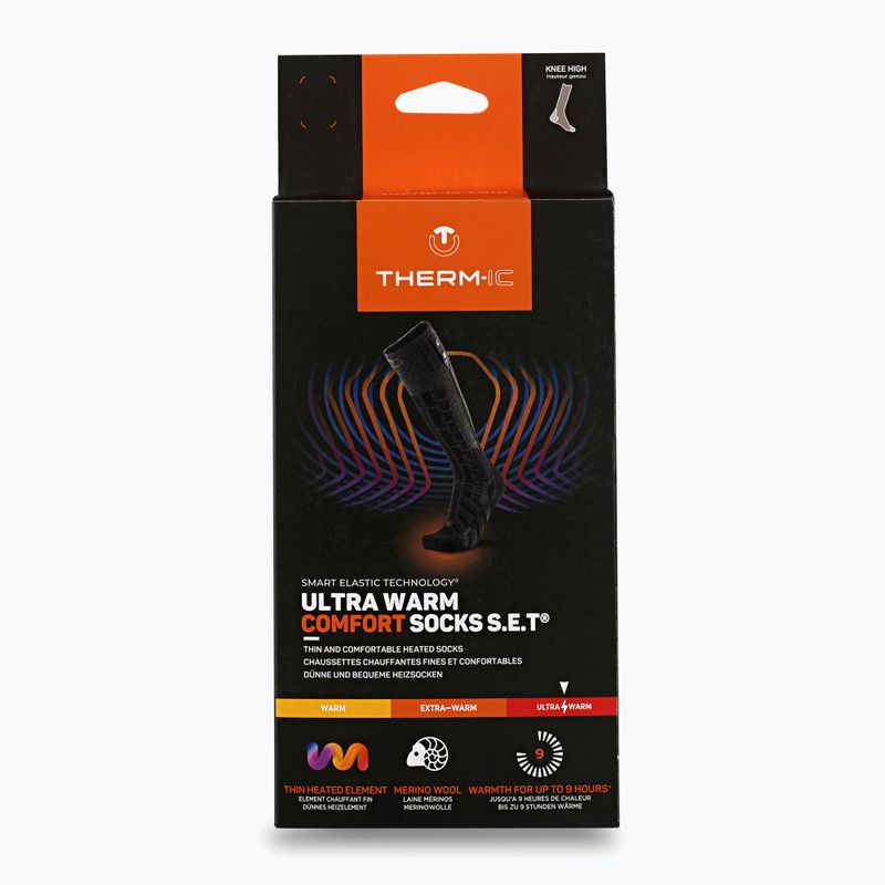 Calzini Therm-ic Comfort S.E.T grigio/nero riscaldati 11