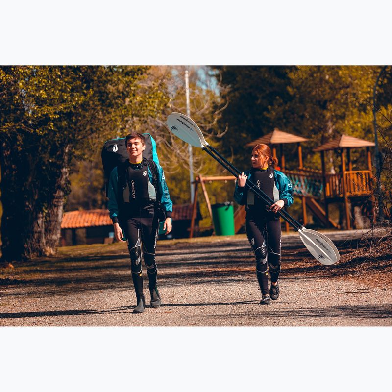 AQUADESIGN Kayak gonfiabile per 2 persone Koloa 360 cm blu/nero 10
