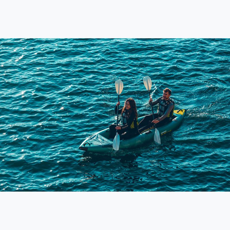 AQUADESIGN Epyx 380 cm blu kayak gonfiabile per 2 persone 9