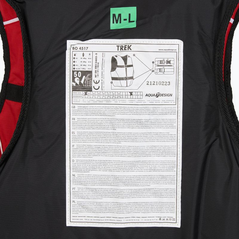 Gilet da assicurazione rosso Lozen Slider 5