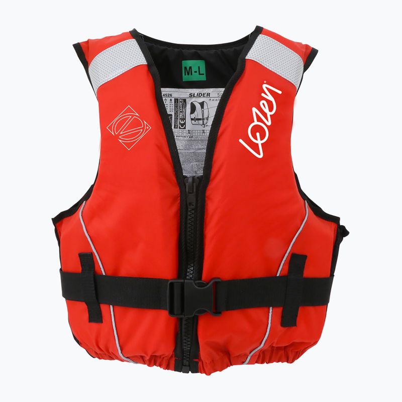 Gilet da assicurazione rosso Lozen Slider 6
