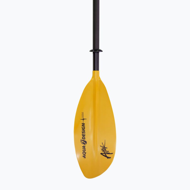 AQUADESIGN K1 Attak 4 pagaia da kayak gialla 2