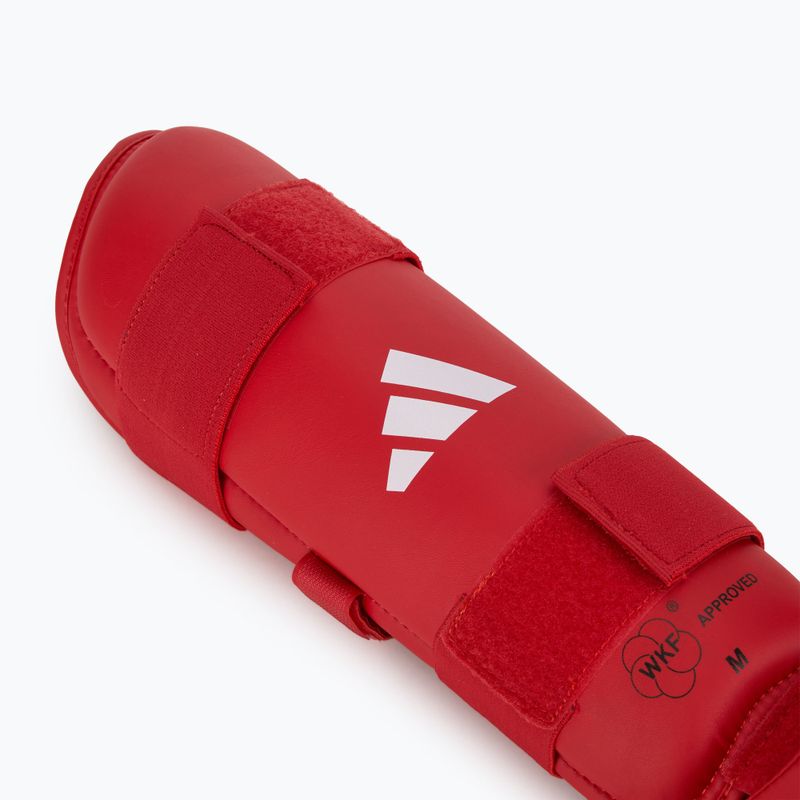 Protezioni per tibia adidas WKF rosso 7