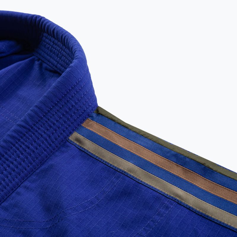 GI per il jiu-jitsu brasiliano adidas Response 2.0 blu 6