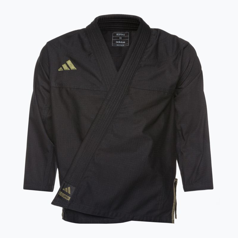 GI per il jiu-jitsu brasiliano adidas Response 2.0 nero 2