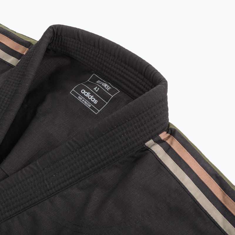 GI per il jiu-jitsu brasiliano adidas Response 2.0 nero 6