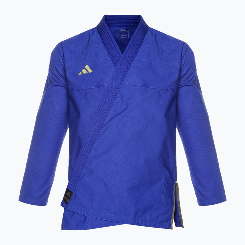 GI per il jiu-jitsu brasiliano adidas Response 2.0 blu 2