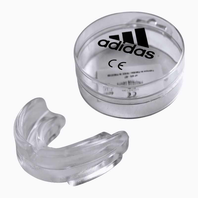 Protezione mascellare per bambini + scatola adidas ADIBP10N trasparente 2