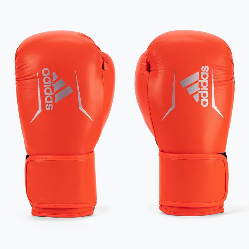 Guanti da boxe adidas Speed 100 rosso/nero da donna ADISBGW100-40985