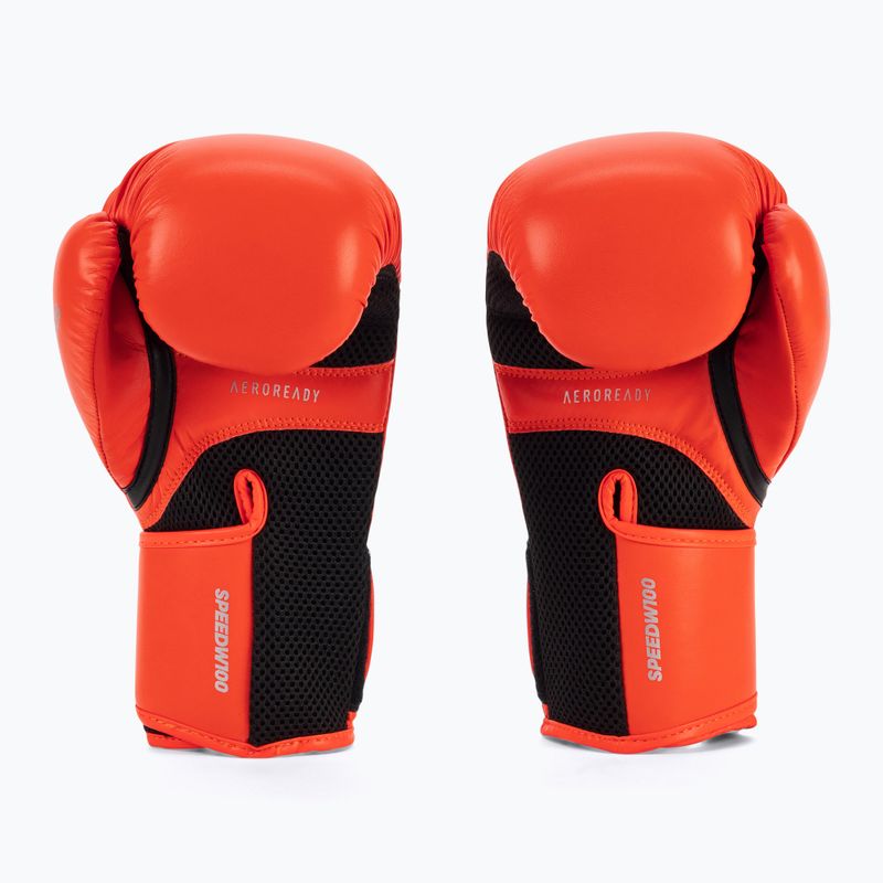 Guanti da boxe adidas Speed 100 rosso/nero da donna ADISBGW100-40985 2