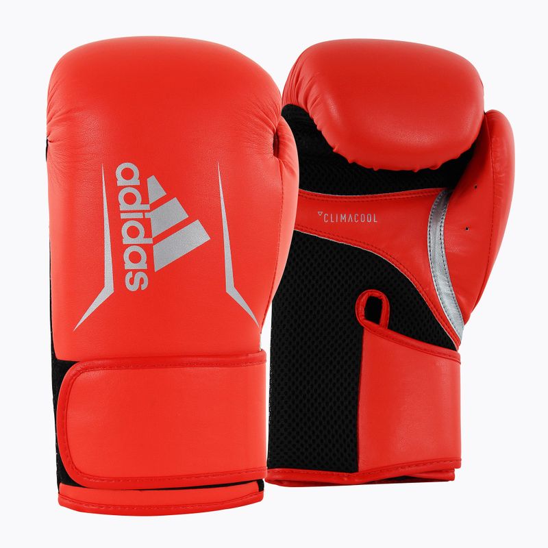Guanti da boxe adidas Speed 100 rosso/nero da donna ADISBGW100-40985 6