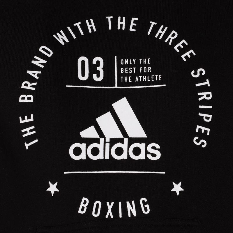 adidas Felpa con cappuccio Felpa da allenamento per la boxe nera ADICL02B 3