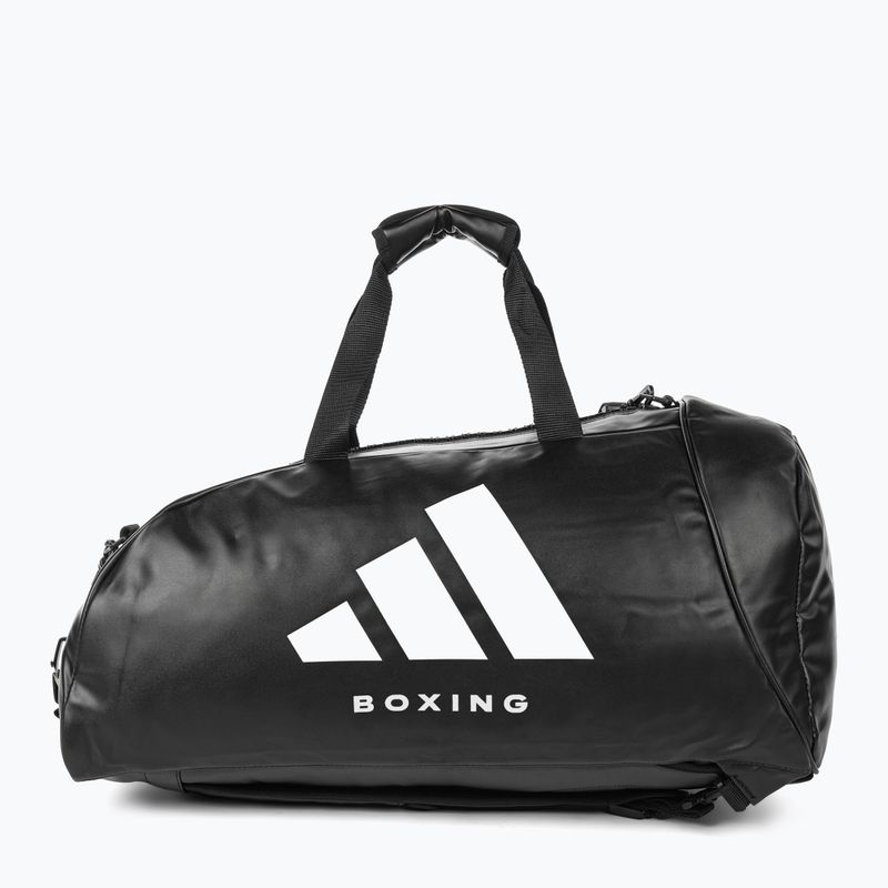 adidas 2-in-1 Boxing L borsa da allenamento nero/bianco