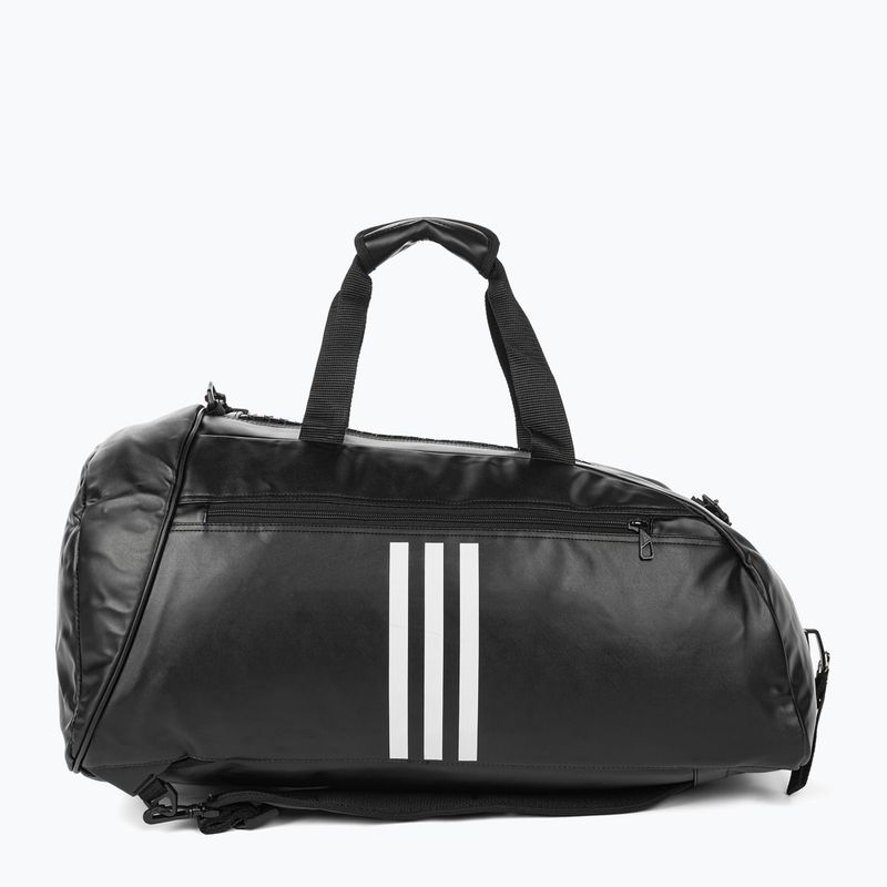 adidas 2-in-1 Boxing L borsa da allenamento nero/bianco 3