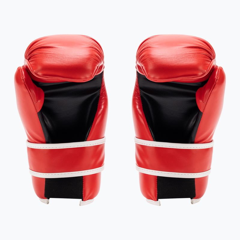 Guantoni da boxe adidas Point Fight Adikbpf100 rosso e bianco ADIKBPF100 4