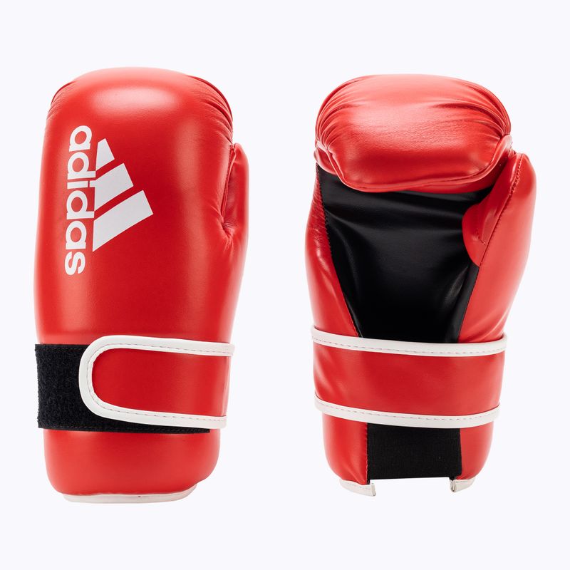 Guantoni da boxe adidas Point Fight Adikbpf100 rosso e bianco ADIKBPF100 5