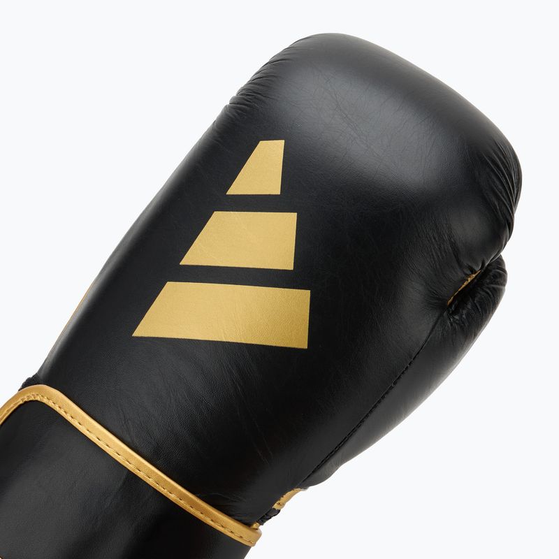 Guantoni da boxe adidas Wako black/gold 5