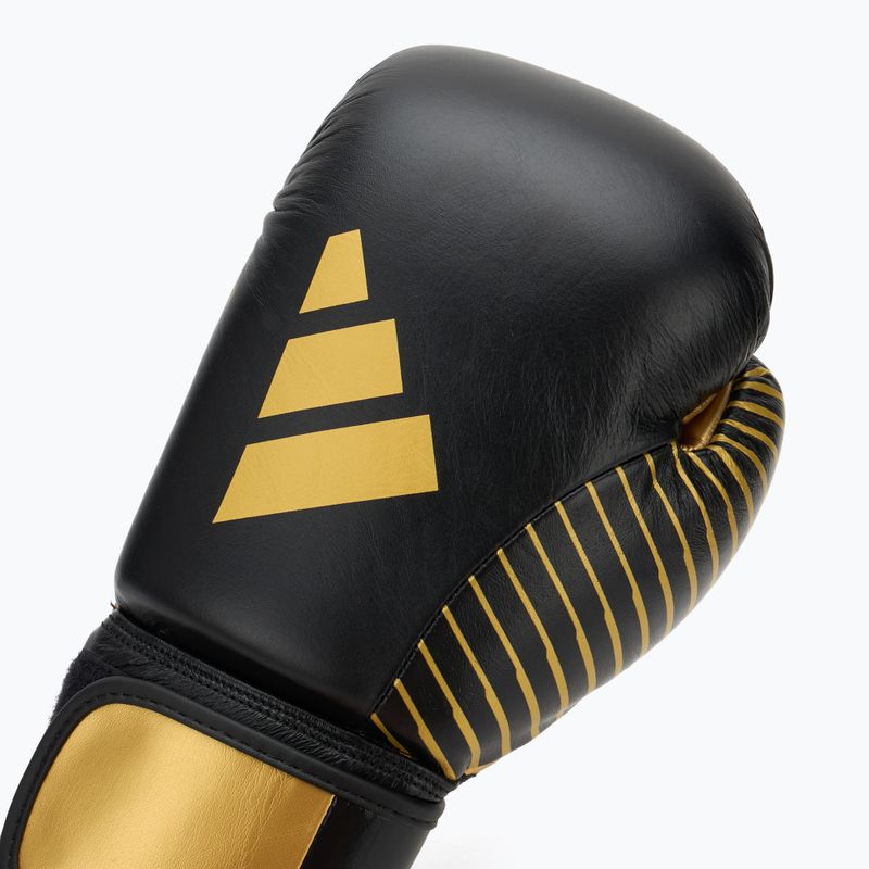 Guantoni da boxe adidas Wako ADIKBWKF200 black/gold 5