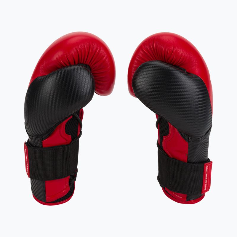 Guantoni da boxe adidas Hybrid 250 Duo Lace rosso ADIH250TG 4