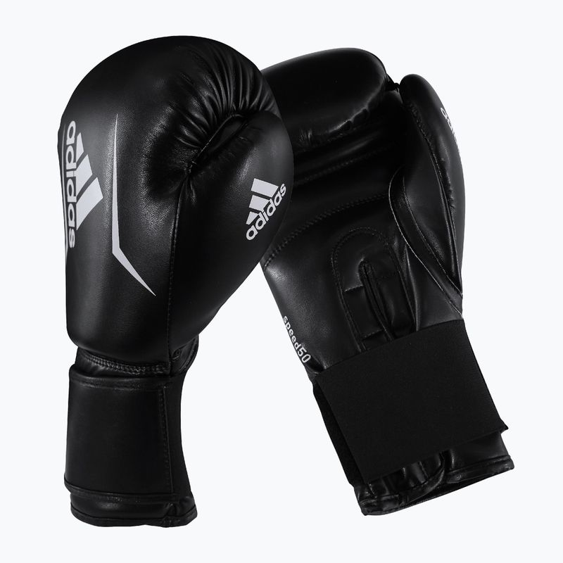 adidas Youth Boxing Set bambini + guantoni bianco e nero ADIBPKIT10-90100 3