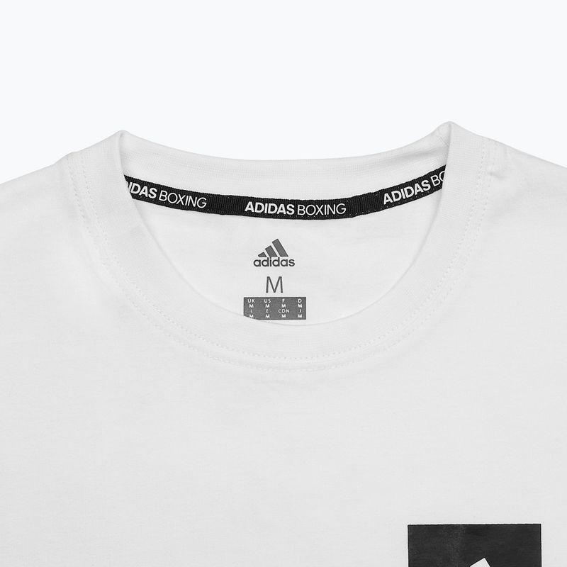 Maglietta adidas Boxe uomo bianco/nero 3
