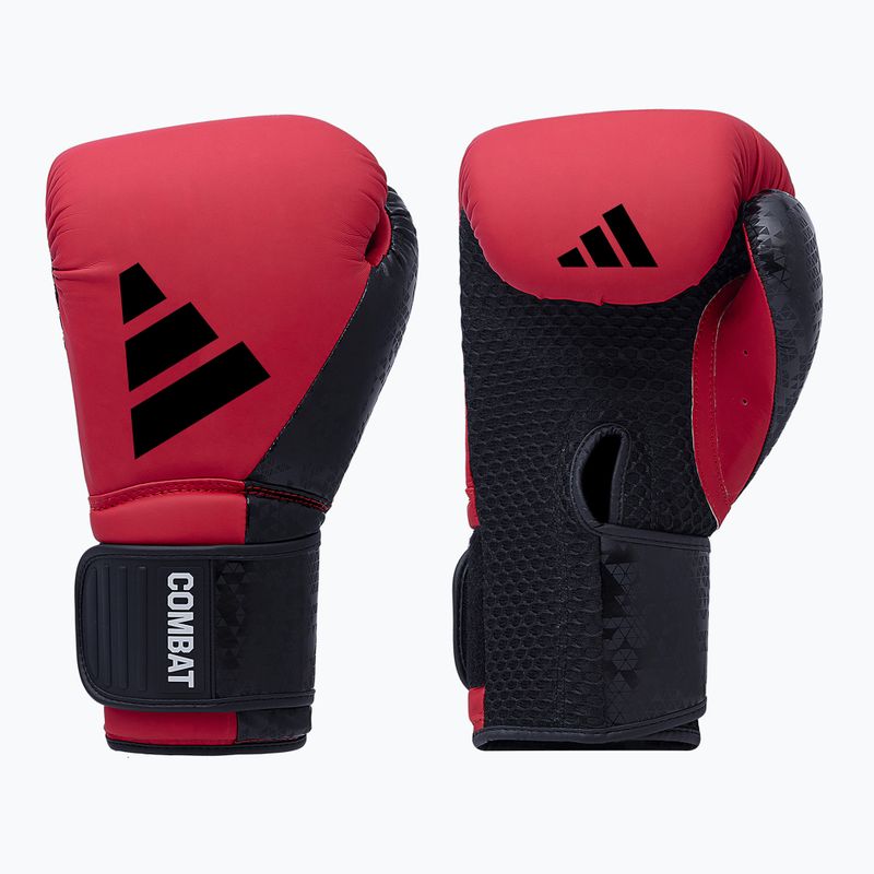 Guantoni da boxe adidas Combat 50 rosso/nero