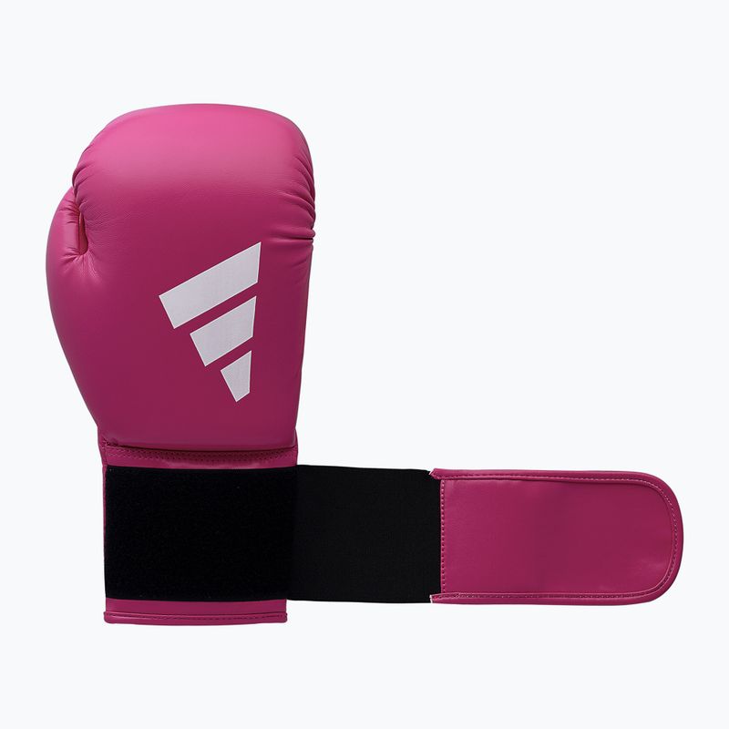 Guantoni da boxe adidas Speed 50 rosa/bianco 6