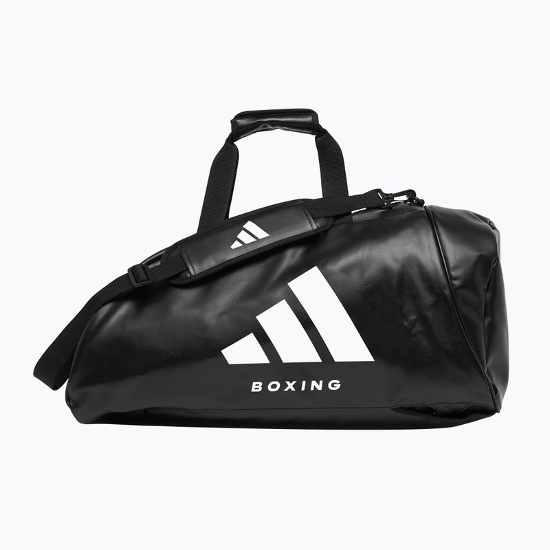 adidas 2-in-1 Boxe 20 l borsa da allenamento nero/bianco 8