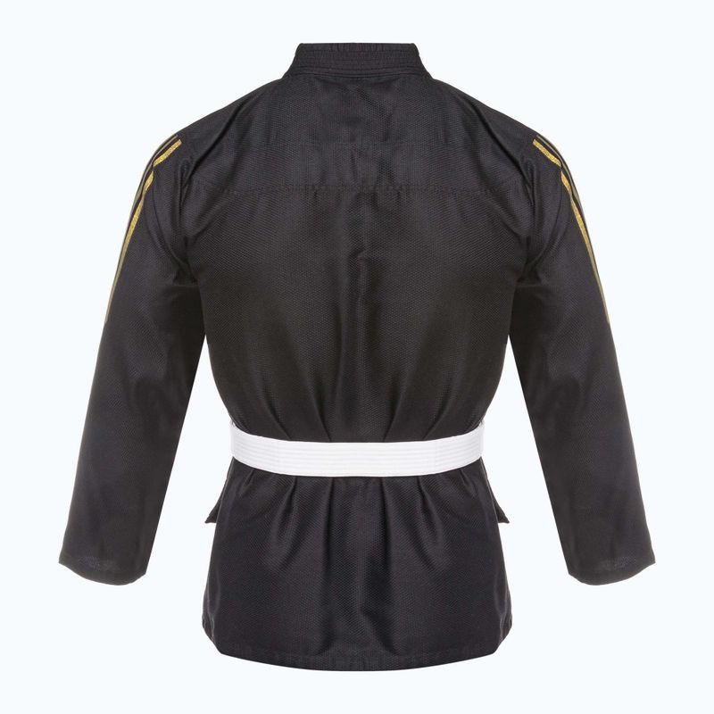 GI per il jiu-jitsu brasiliano adidas Rookie nero/oro 3