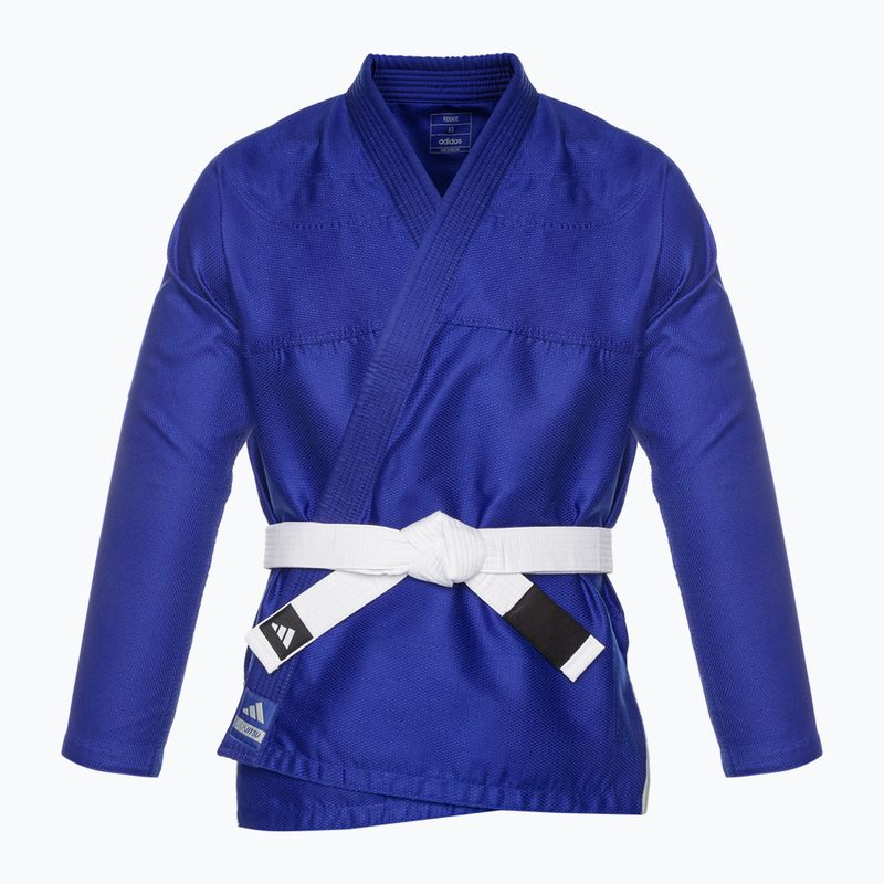 GI per il jiu-jitsu brasiliano adidas Rookie blu/grigio 2