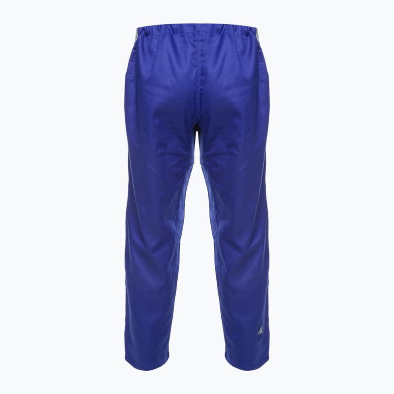 GI per il jiu-jitsu brasiliano adidas Rookie blu/grigio 5