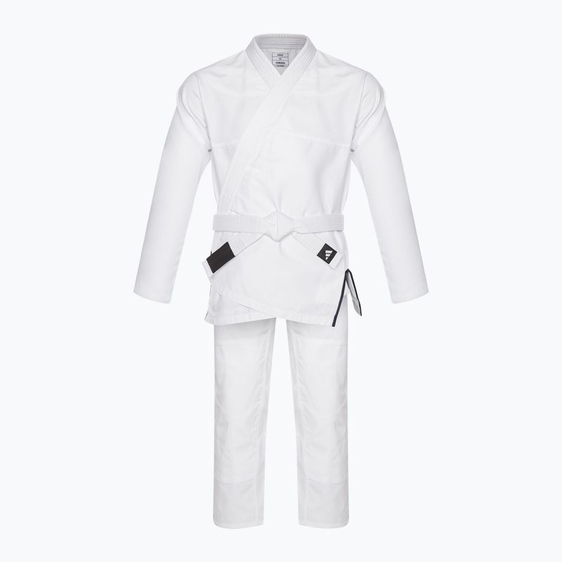 GI per il jiu-jitsu brasiliano adidas Range bianco/blu sfumato