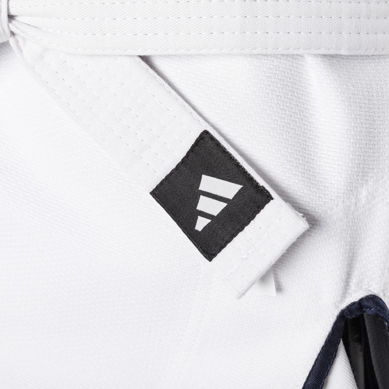 GI per il jiu-jitsu brasiliano adidas Range bianco/blu sfumato 7