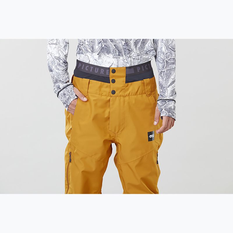 Pantaloni da sci da uomo Picture Object 20/20 cammello 4