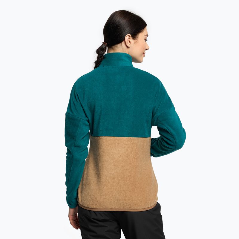 Felpa donna Picture Arcca 1/4 Zip dark stone 4