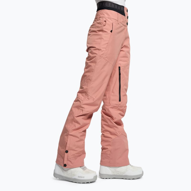 Pantaloni da sci Picture Exa 20/20 da donna rosa cenere 3