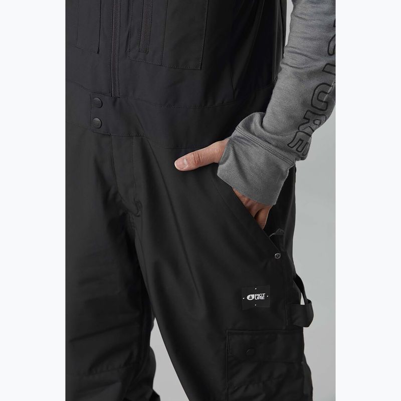 Pantaloni da sci Picture Testy Bib da uomo 10/10 nero 5