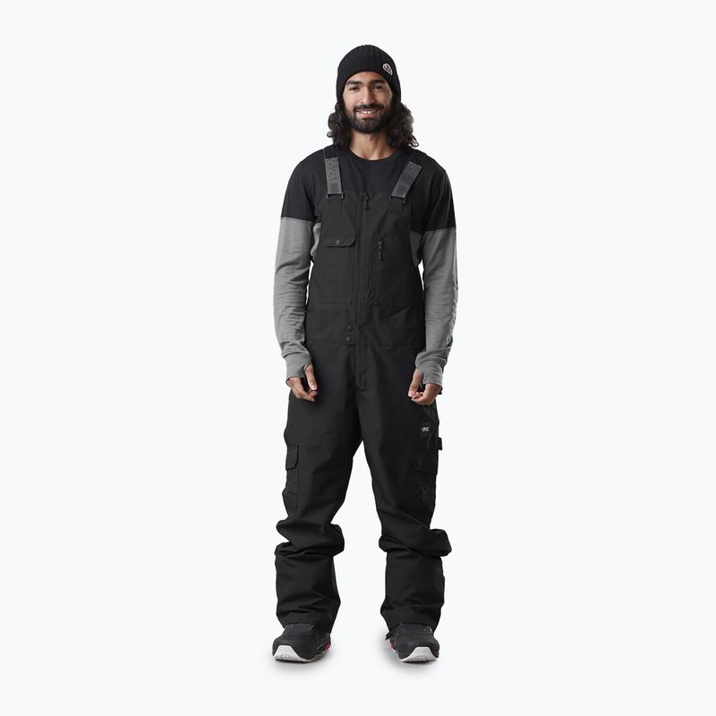 Pantaloni da sci Picture Testy Bib da uomo 10/10 nero