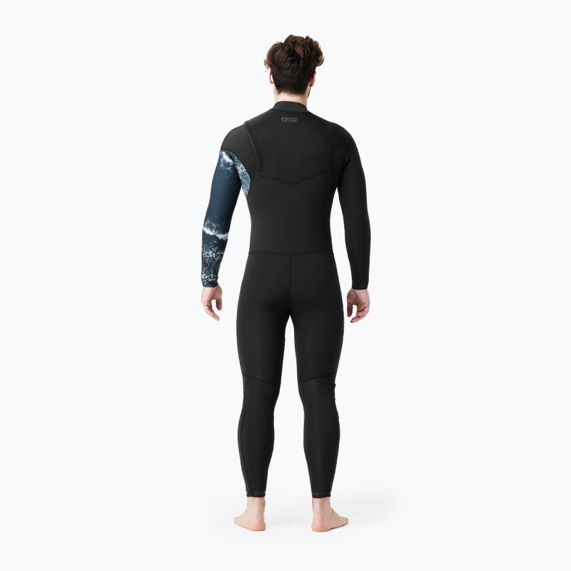 Uomo Picture Equation Print 4/3 mm nero schiuma da nuoto 6